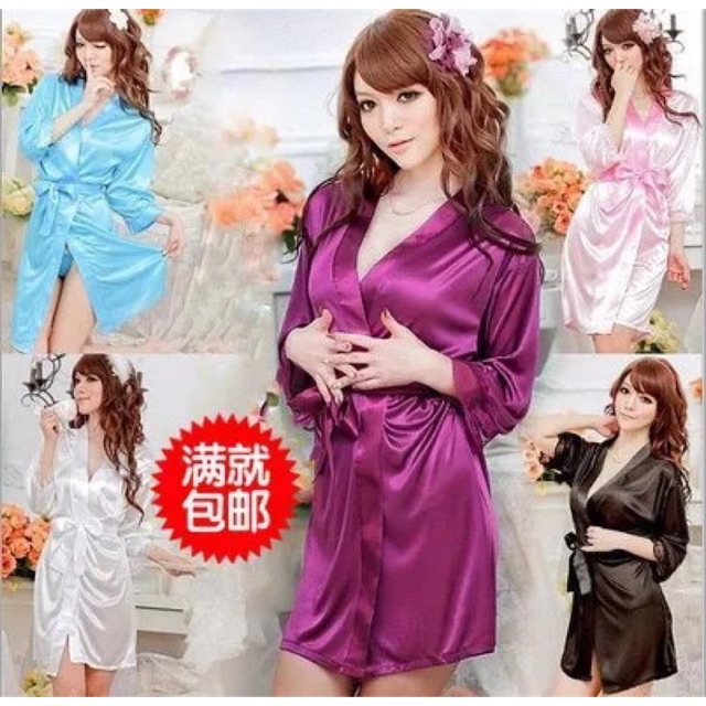 Đồ Lót Nữ Gợi Cảm - Đồ ngủ áo choàng tắm váy kimono đồ ngủ một mảnh sexy Hàn quốc - Đồ lót sexy | WebRaoVat - webraovat.net.vn