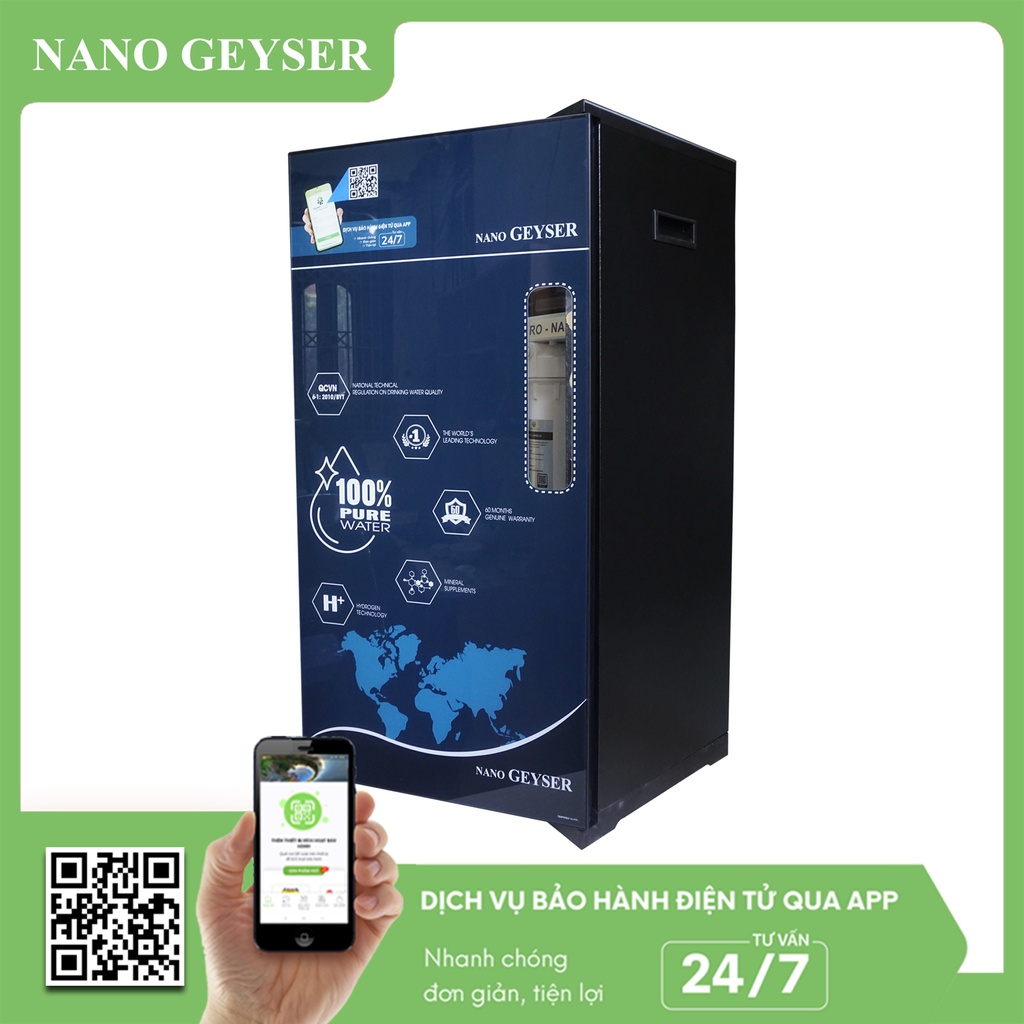Vỏ tủ cường lực máy lọc nước Nano Geyser