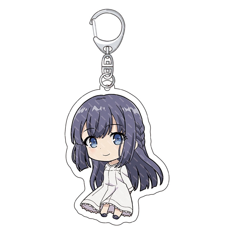 Móc Khóa Nhựa Acrylic Họa Tiết Anime Sakurajima Mai Phù Hợp Làm Quà Tặng