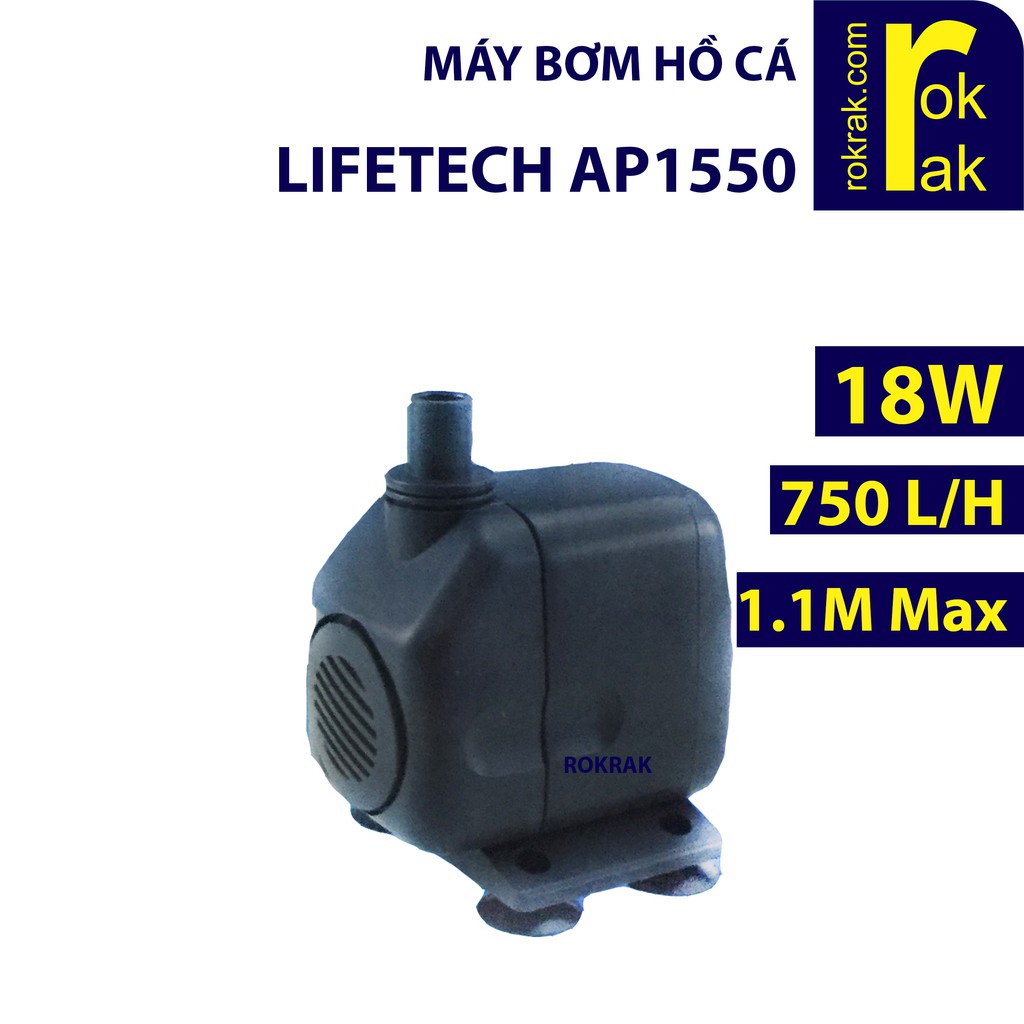 Máy bơm hồ cá Lifetech AP 1550 dạng chìm