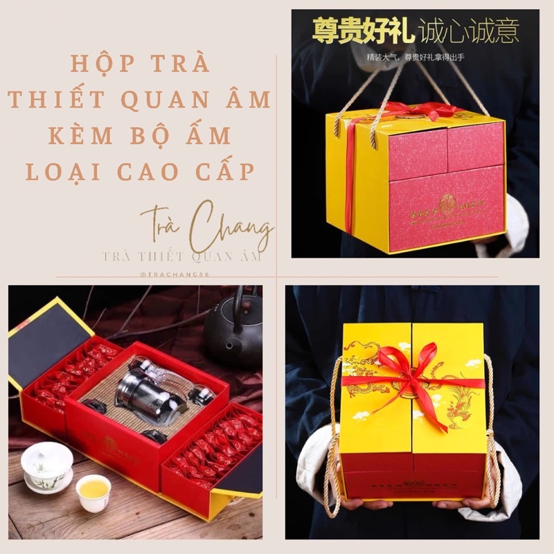 ( HÀNG ORDER ) Hộp trà Thiết Quan Âm