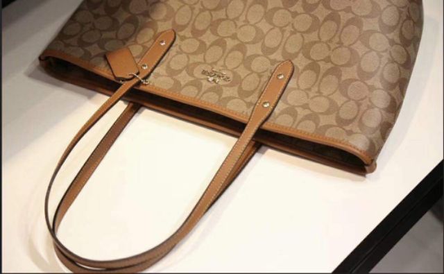 Túi Coach Shopper City Zip Tote