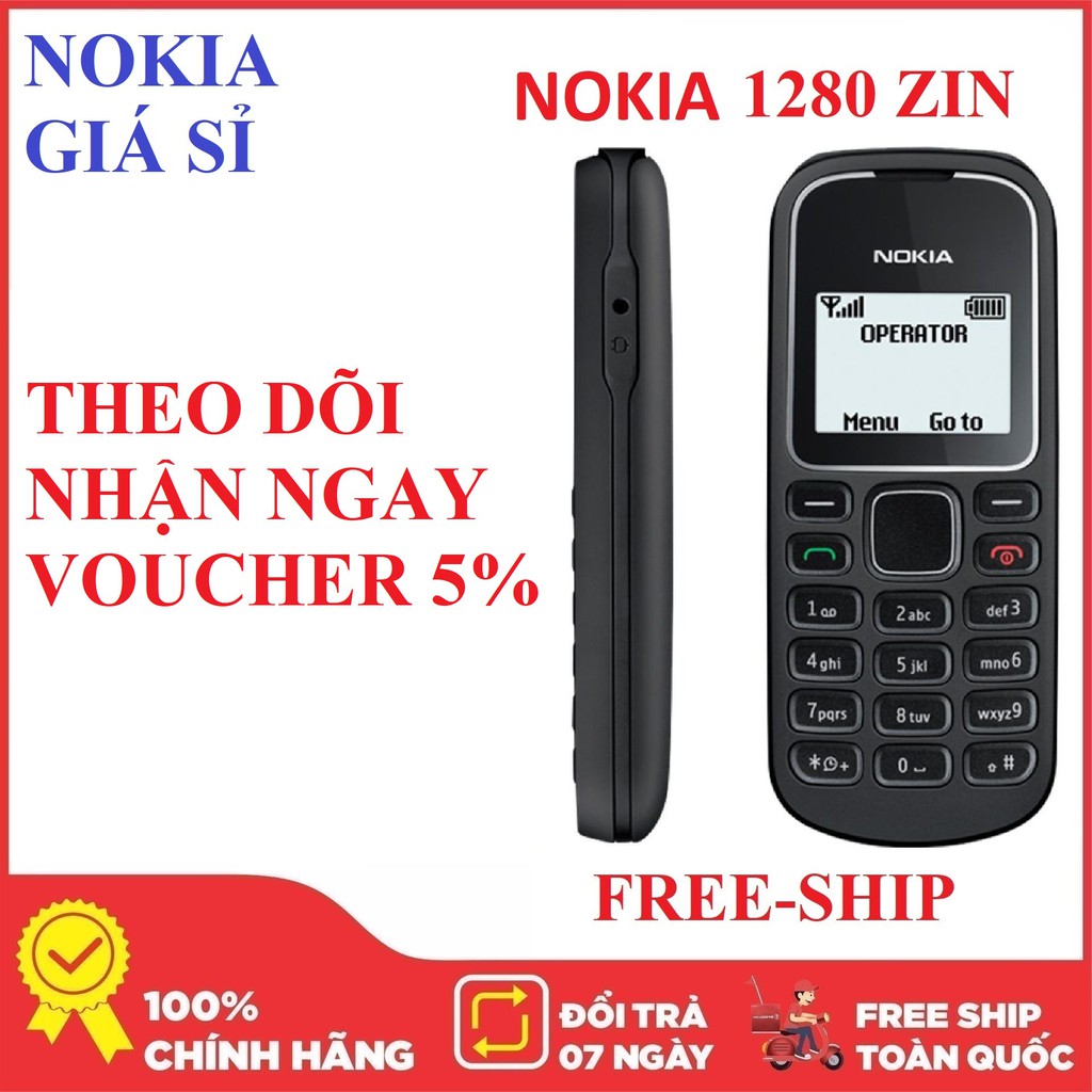 Điện thoại NOKIA 1280 - 1SIM - NOKIA GIÁ SỈ