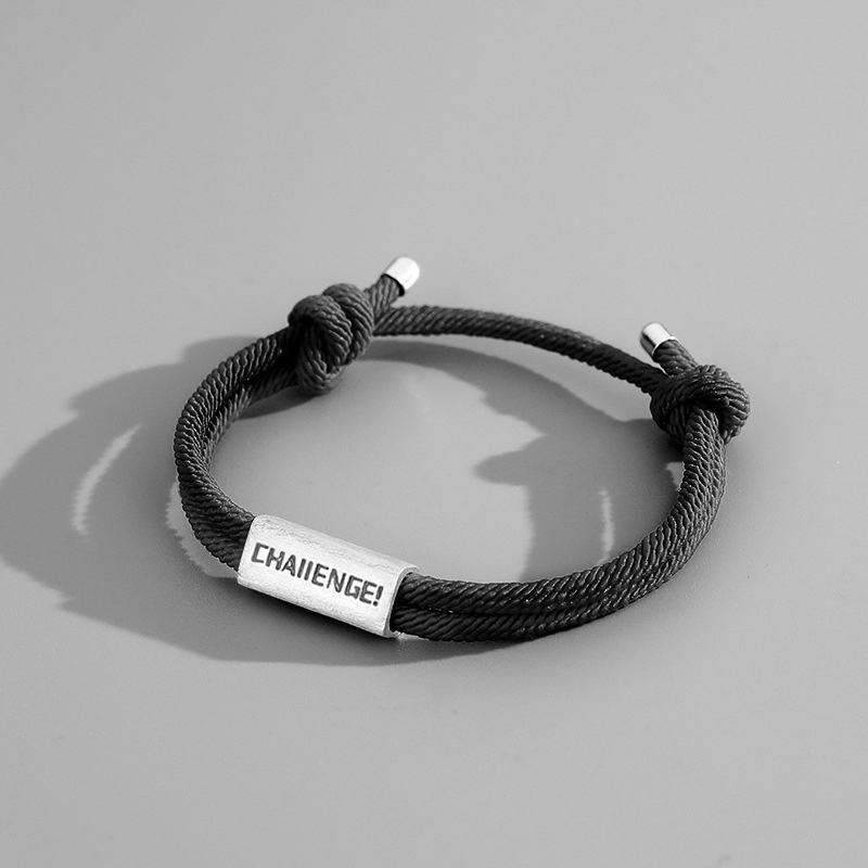 Vòng Tay Dây Bện Thử Thách Chữ Cái