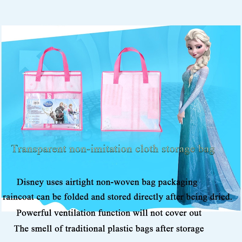 Áo mưa trẻ em Disney phim hoạt hình poncho không thấm nước