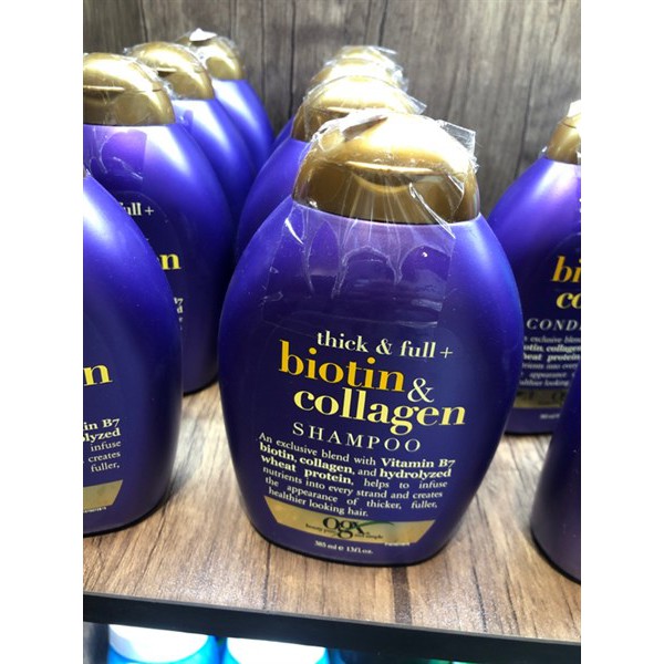 Dầu xả OGX Thick & Full Biotin Collagen Conditioner