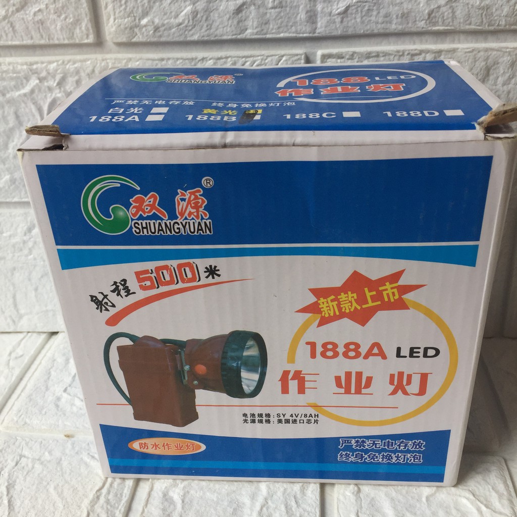 Đèn Đội Đầu Siêu Sáng Bình Rời Chiếu Sáng Liên Tục 40H YS-188B