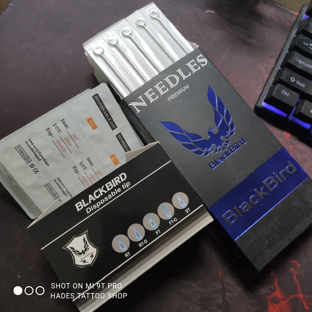 Bộ Kim và Ngòi 5RL Black Bird đi nét ( 50 kim + 50 ngòi )