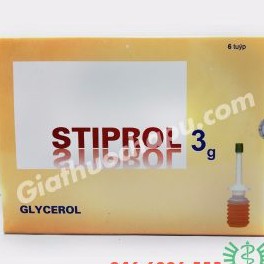 Gel thụt trực tràng, táo bón Stiprol 3g - 9g