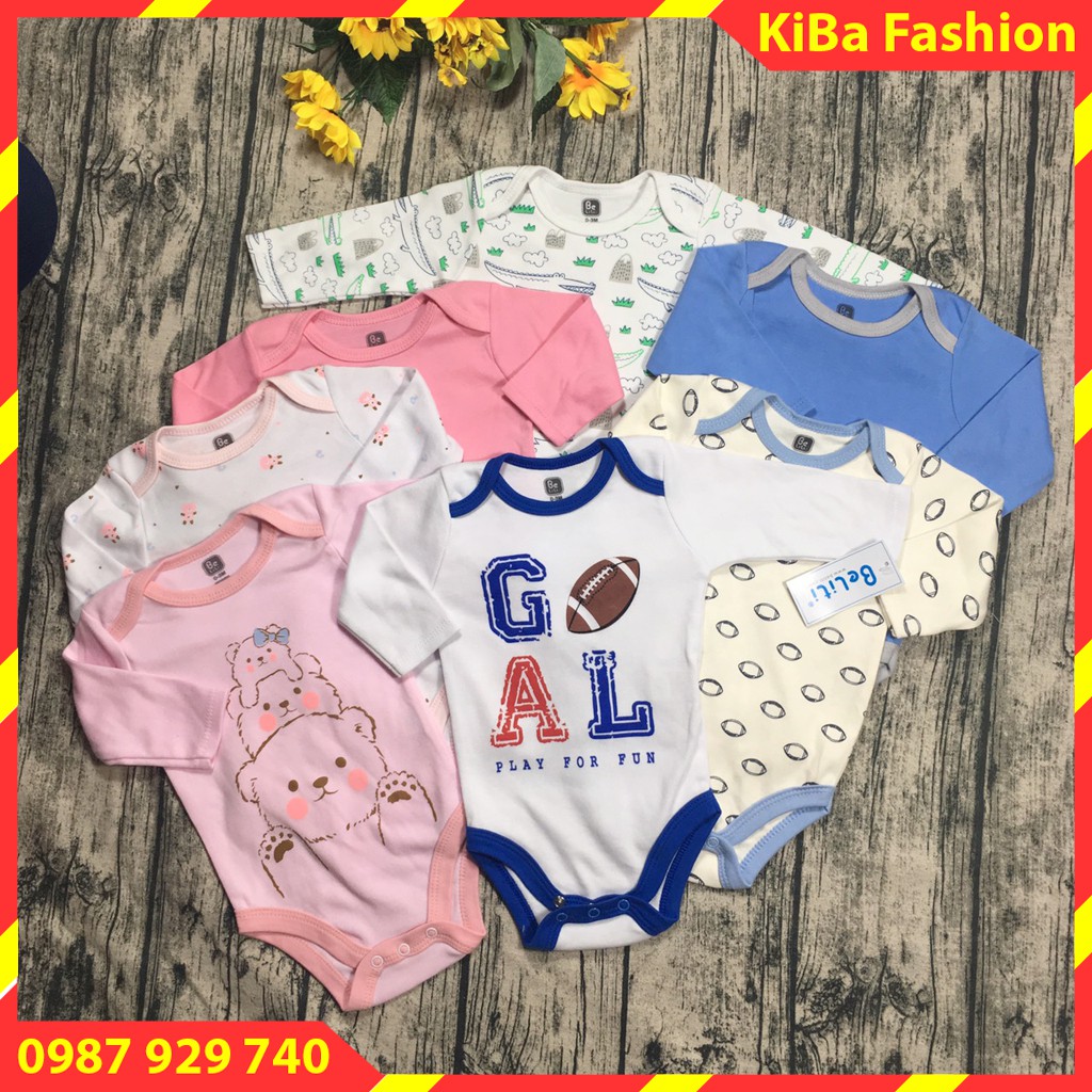 Bộ bodysuit dài tay cho trẻ sơ sinh 0-12 tháng - BD - BBD115 - đồ cho bé sơ sinh-quần áo sơ sinh