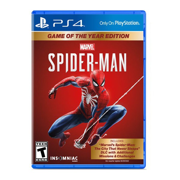 Đĩa game ps4 Spider man Game Of The Year