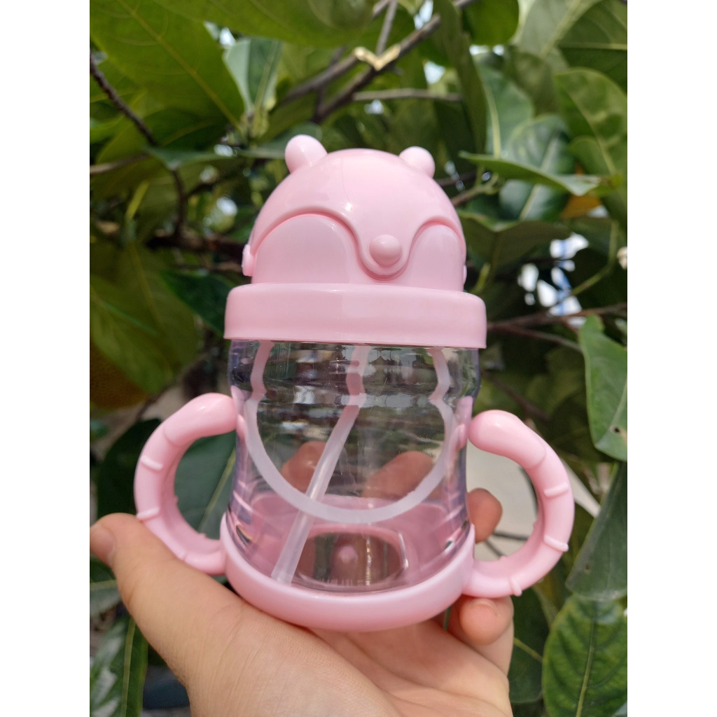 bình tập hút nước hồ ly Xanh/Hồng (18k)