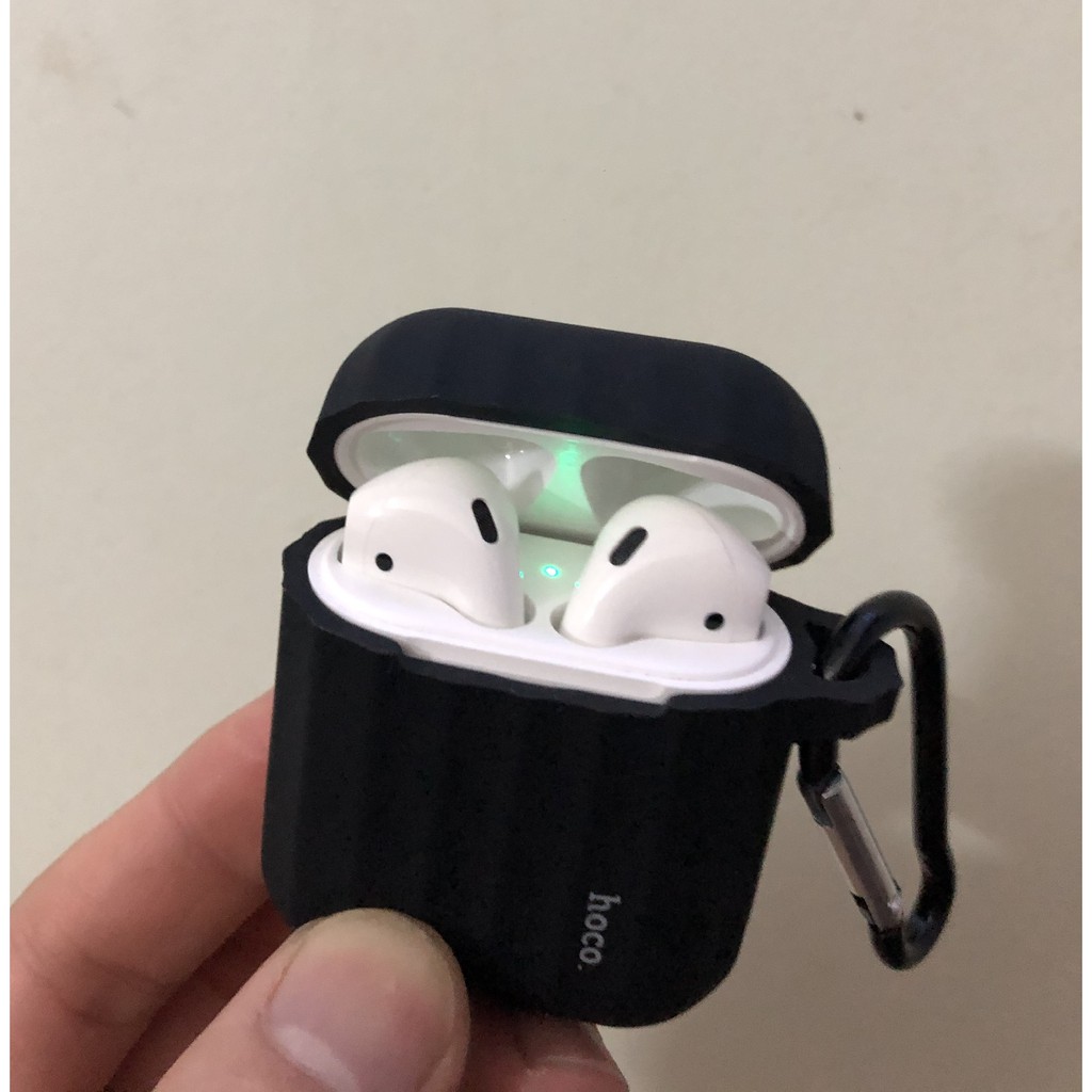 Hộp Nhựa Silicon Đựng Tai Nghe Airpods 1&amp;2 Hoco WB10 - Dày 2.65mm - Hàng Chính Hãng