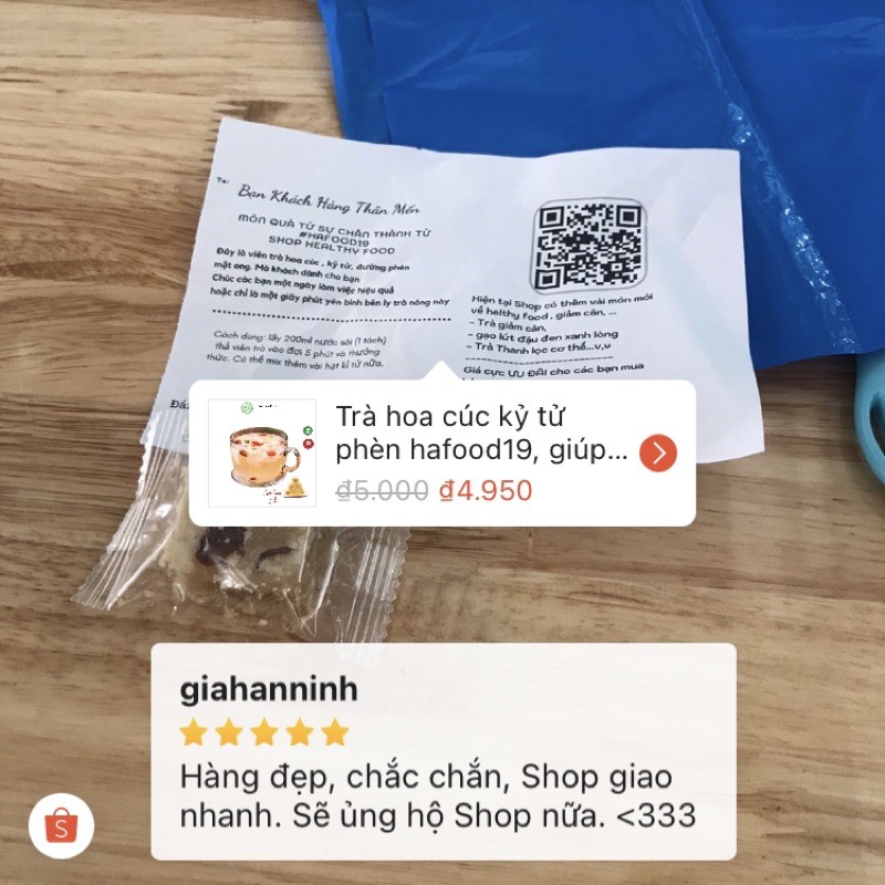 Trà hoa cúc kỷ tử phèn hafood, giúp thanh nhiệt , giảm stress | BigBuy360 - bigbuy360.vn