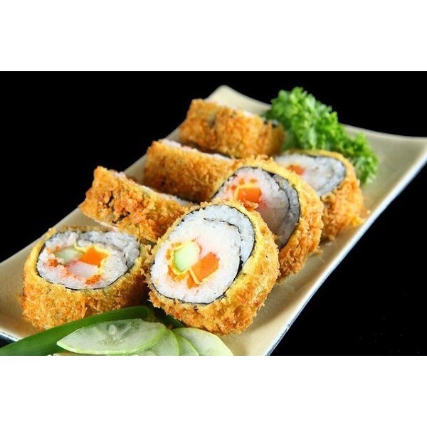 4 cuộn kimpap chiên tẩm bột xù