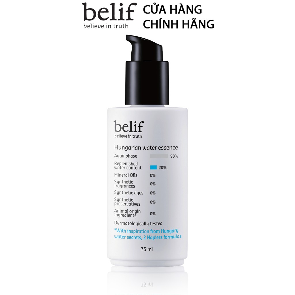 [Mã COSDEP18 giảm 10% đơn 600K] Tinh dầu cấp nước Belif Hungarian Water Essence 75ml | BigBuy360 - bigbuy360.vn