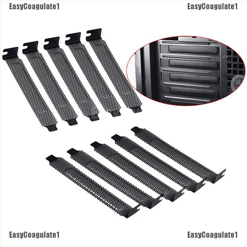 Bộ 10 tấm lưới thép cứng che khe cắm PCI phía sau thùng máy tính