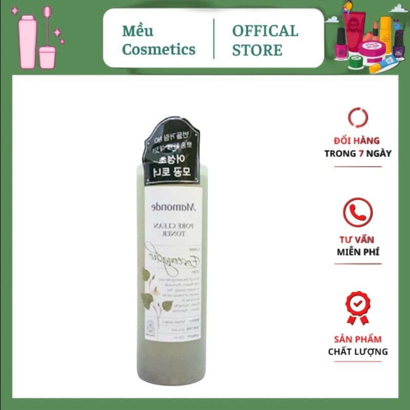 Nước hoa hồng diếp cá Mamonde Pore Clean Toner - 250ml