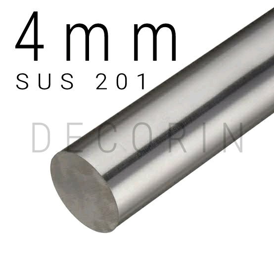 Thanh Inox Tròn 4mm Sus 201x1m Chuyên Dụng