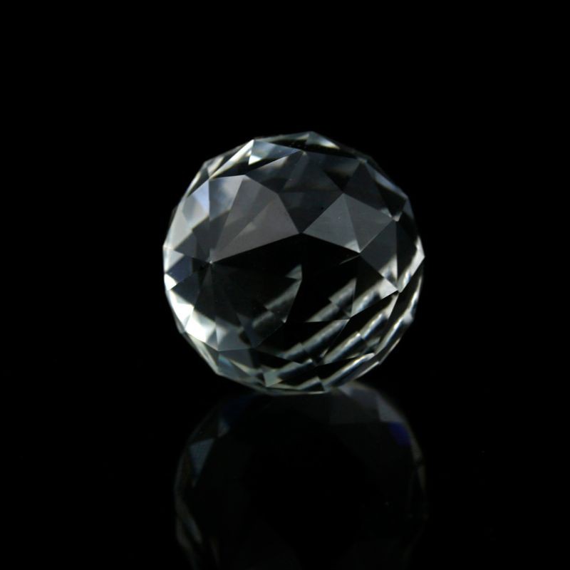 SEL Clear Crystal Lamp Ball Hanging Prism Suncatcher Wedding Decor 20mm