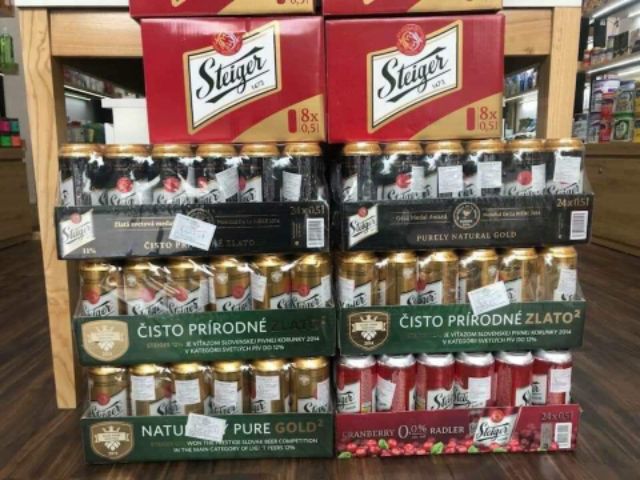 Bia steiger Tiệp hạn sửa dụng t10 /2024