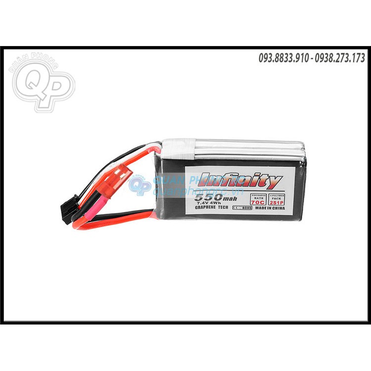 Pin Infinity 7.4V - 550mAh - 85C