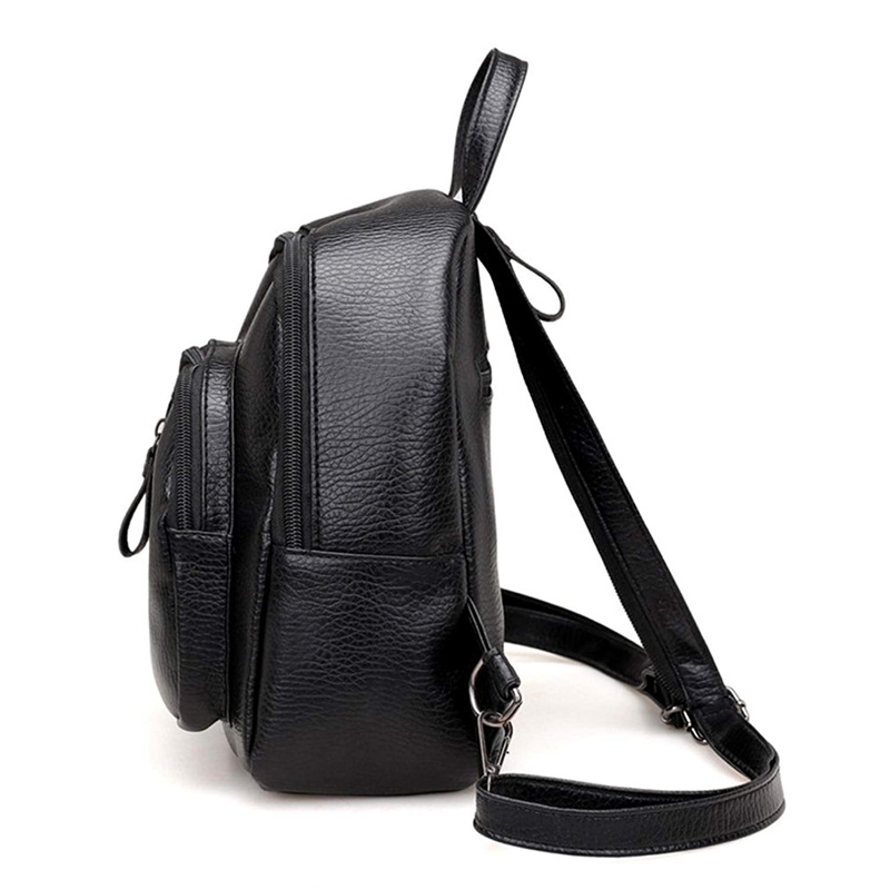 Ba lô Mini , Da PU cổ điển Túi đeo vai Daypack du lịch cho nữ cô gái