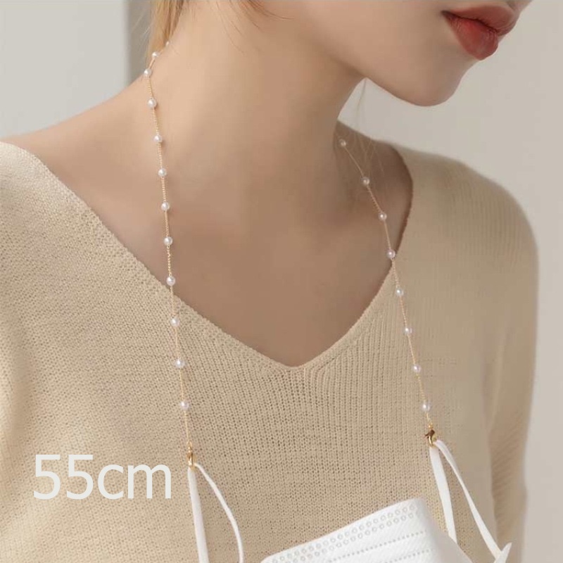 Dây đeo gắn khẩu trang/mắt kính phối ngọc trai 2021
