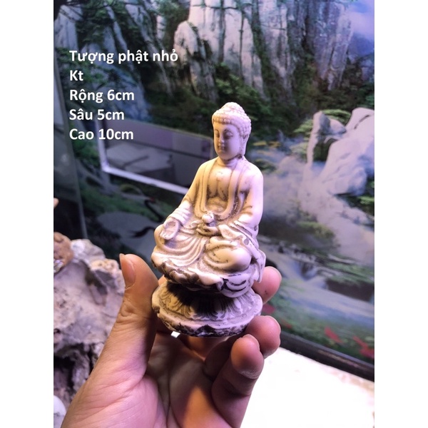 Tượng phật cỡ nhỏ trang trí tiểu cảnh, hồ cá, sân vườn