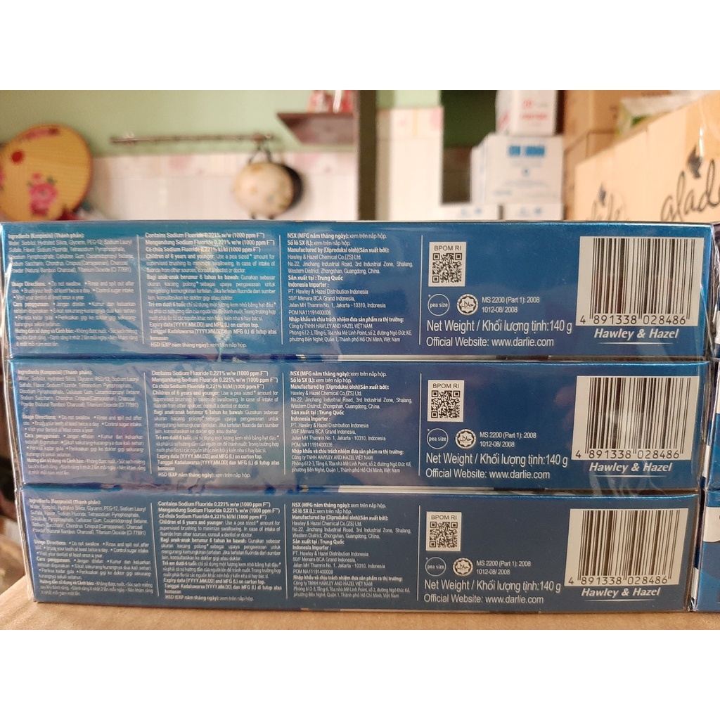 Kem Đánh Răng Trắng Sáng DARLIE 140g