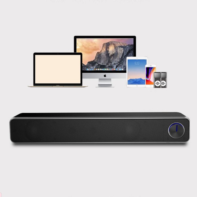 Loa bluetooth Soundbar, Loa máy tính Sada V-195 âm thanh vòm 3D siêu trầm sống động âm bass to cực chuẩn