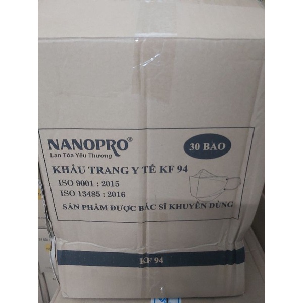 Túi 10 khẩu trang Nanopro Mask KF94