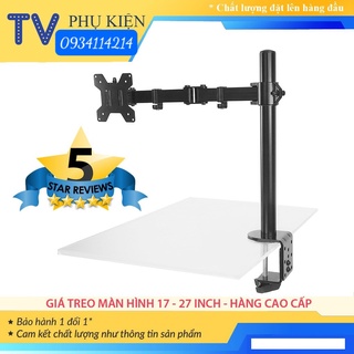 Giá Treo Màn Hình Máy Tính M051 Tay 38 Cm - Hàng Cao Cấp 17-32 Inch / Tải Trọng 8Kg - Lắp Đặt Kẹp Bàn