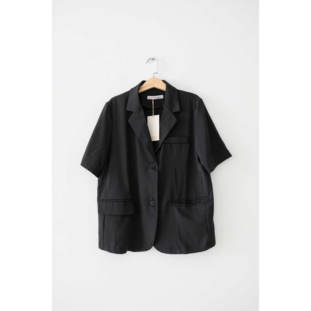 Áo Blazer Mỏng Tay Ngắn Nữ | HQ2273 | Lana Official