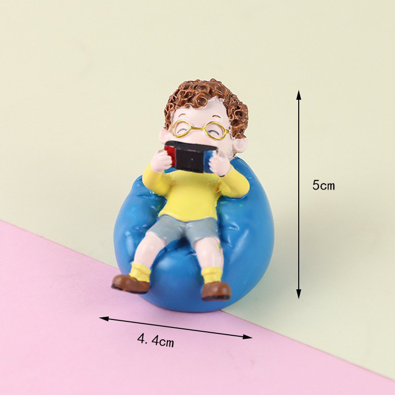 [SIÊU RẺ❤️] – Em bé Chơi game - Trang trí bánh sinh nhật bánh kem