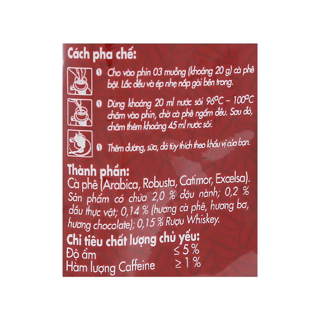 Cà Phê Trung Nguyên chữ S 500g Chinh Phục Thành Công