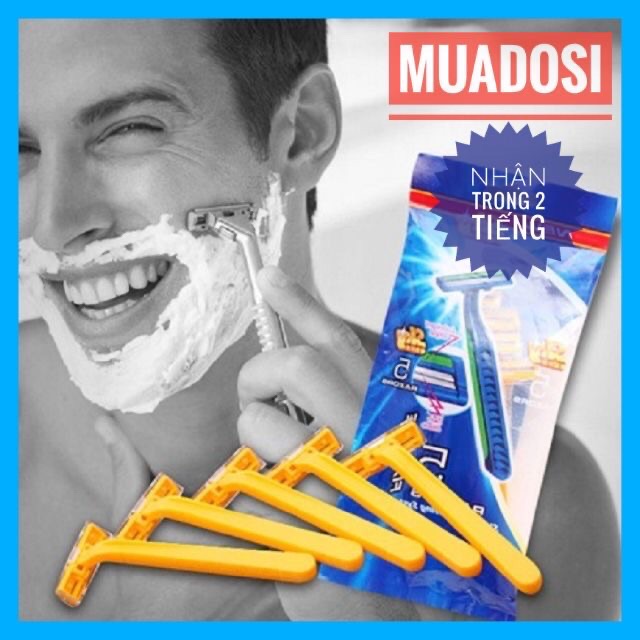 Dao cạo râu Razors 1 Bịch 5 Cái 2 lưỡi