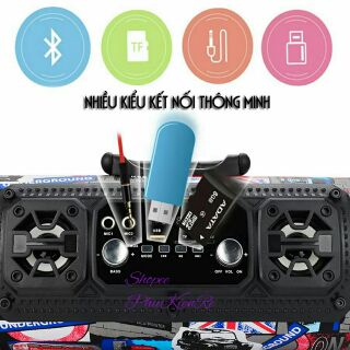Loa Bluetooth Karaoke M17 ( Tặng Míc ) Cực Hay