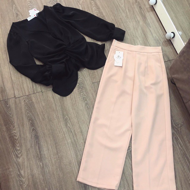 Quần Âu Ống Rộng Tuyết Mưa Cao Cấp Hack Chân Dài 🎁 | BigBuy360 - bigbuy360.vn