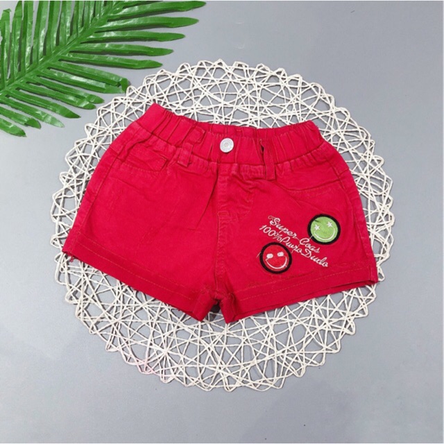 Quần short kaki bé gái