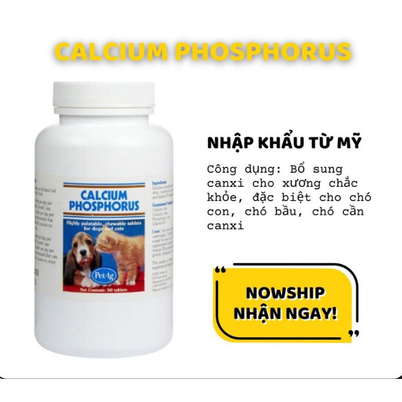 Canxi Phosphorus - Sleeky( Bổ sung canxi cho cún yêu)