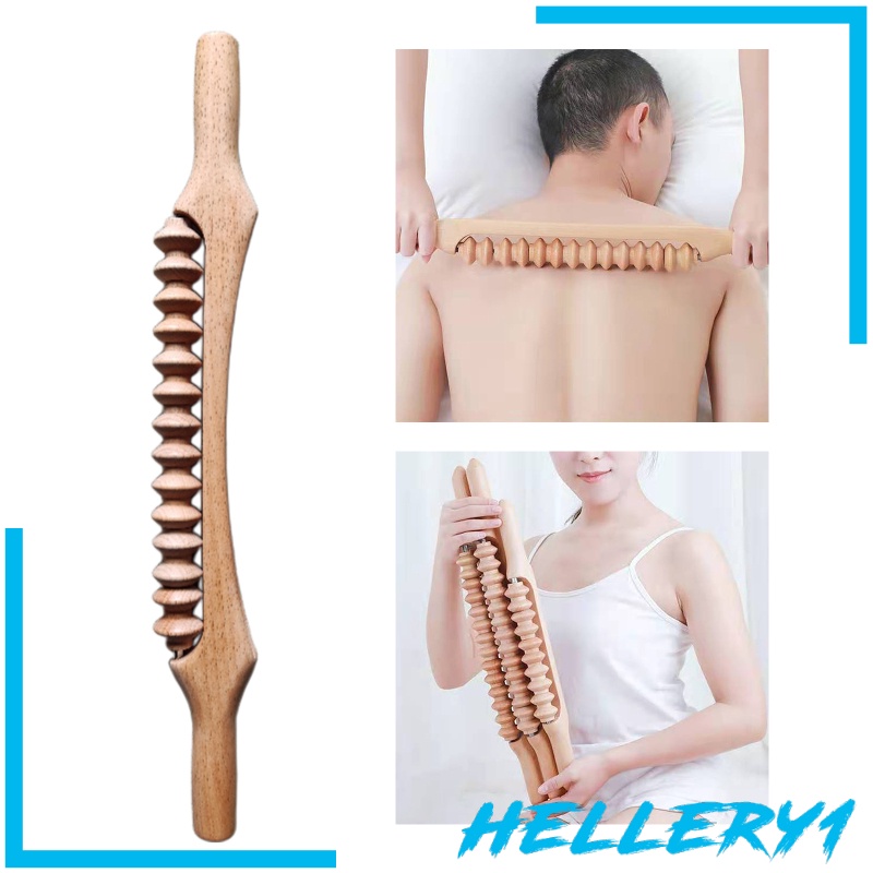 [Hàng mới về] Gậy mát xa gua sha giảm đau cổ bằng gỗ dẻ gai cao cấp