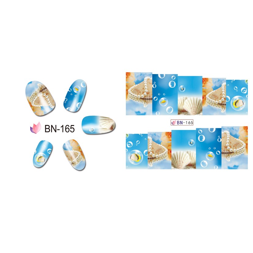 Decal dán móng nước BN