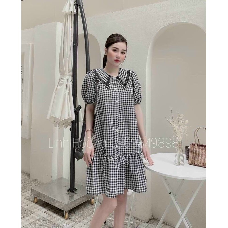 Váy,đầm đũi baby doll tay phồng | BigBuy360 - bigbuy360.vn