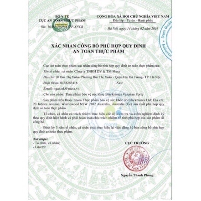 VIÊN UỐNG HỖ TRỢ GIẤC NGỦ TRANGQUIL NIGHT BLACKMORES 60V