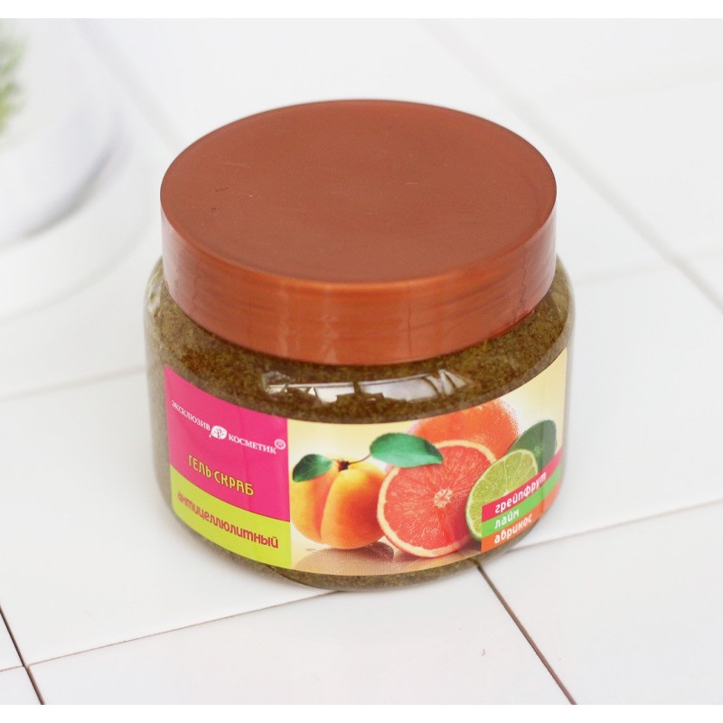 Tẩy Da Chết Toàn Thân Eksklyuziv Kosmetik Chiết Xuất Chanh Đào Gel Scrub Grapefruit Lime Apricot 380g