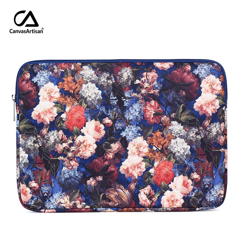 Túi chống sốc Laptop Macbook CanvasArtisan hoa 2019 (Chính hãng)