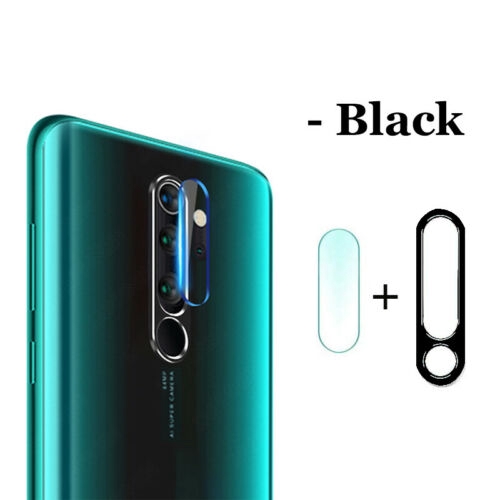 Bộ kính cường lực + vòng bảo vệ ống kính máy ảnh điện thoại bằng kim loại cho Xiaomi Redmi Note 8 Pro (Có bán lẻ)