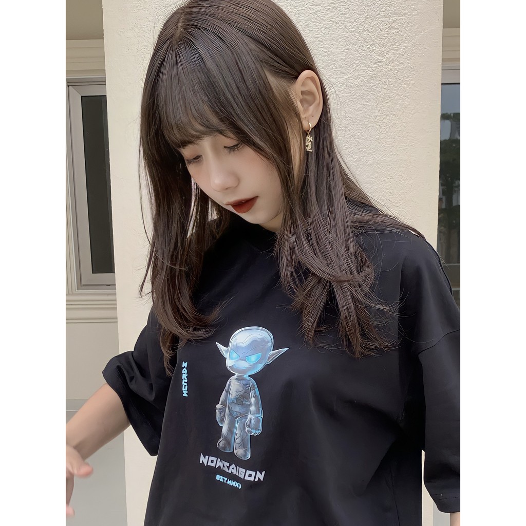 Áo thun NOWSAIGON Marcus Silver Robot Tee