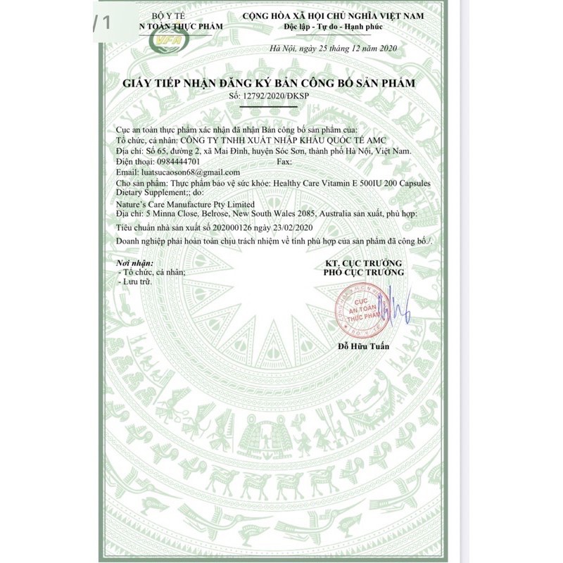 Viên uống vitamin e healthy care 200 viên | BigBuy360 - bigbuy360.vn